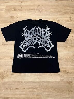 Darc Sport Black T-Shirt with Silver Graphic Back Print